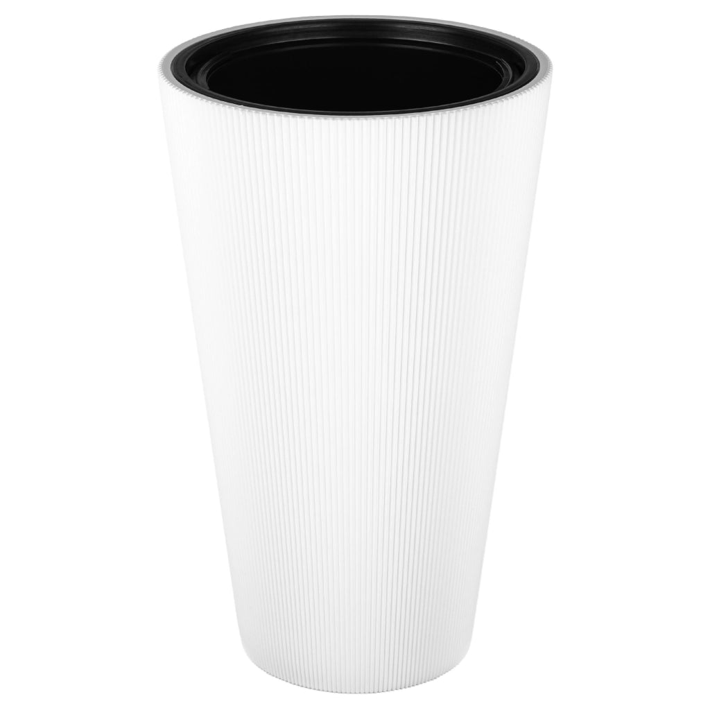 KADAX Doniczka Linea Slim 30 biała + WKŁAD 5850-011 K16605