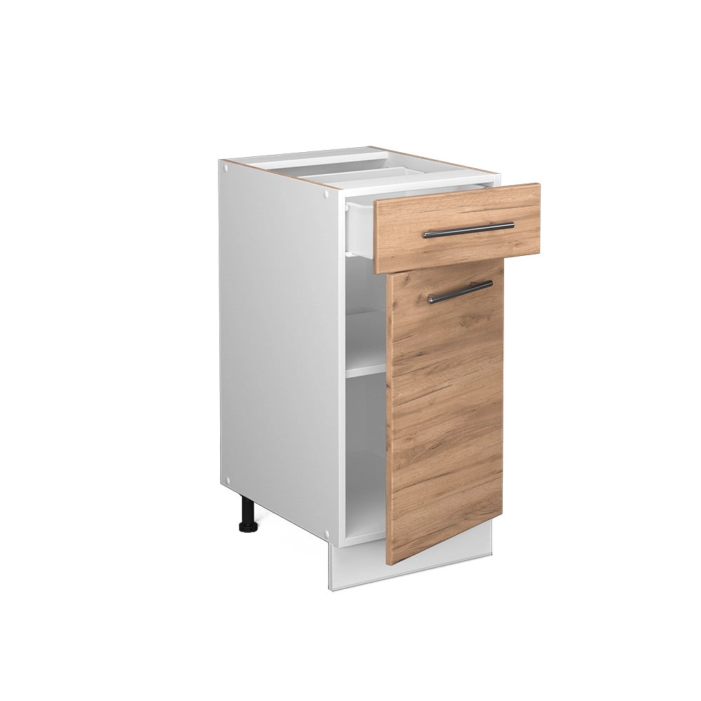 Vicco Mobiletto base per cucina Quercia dorata 40 cm senza piano di lavoro