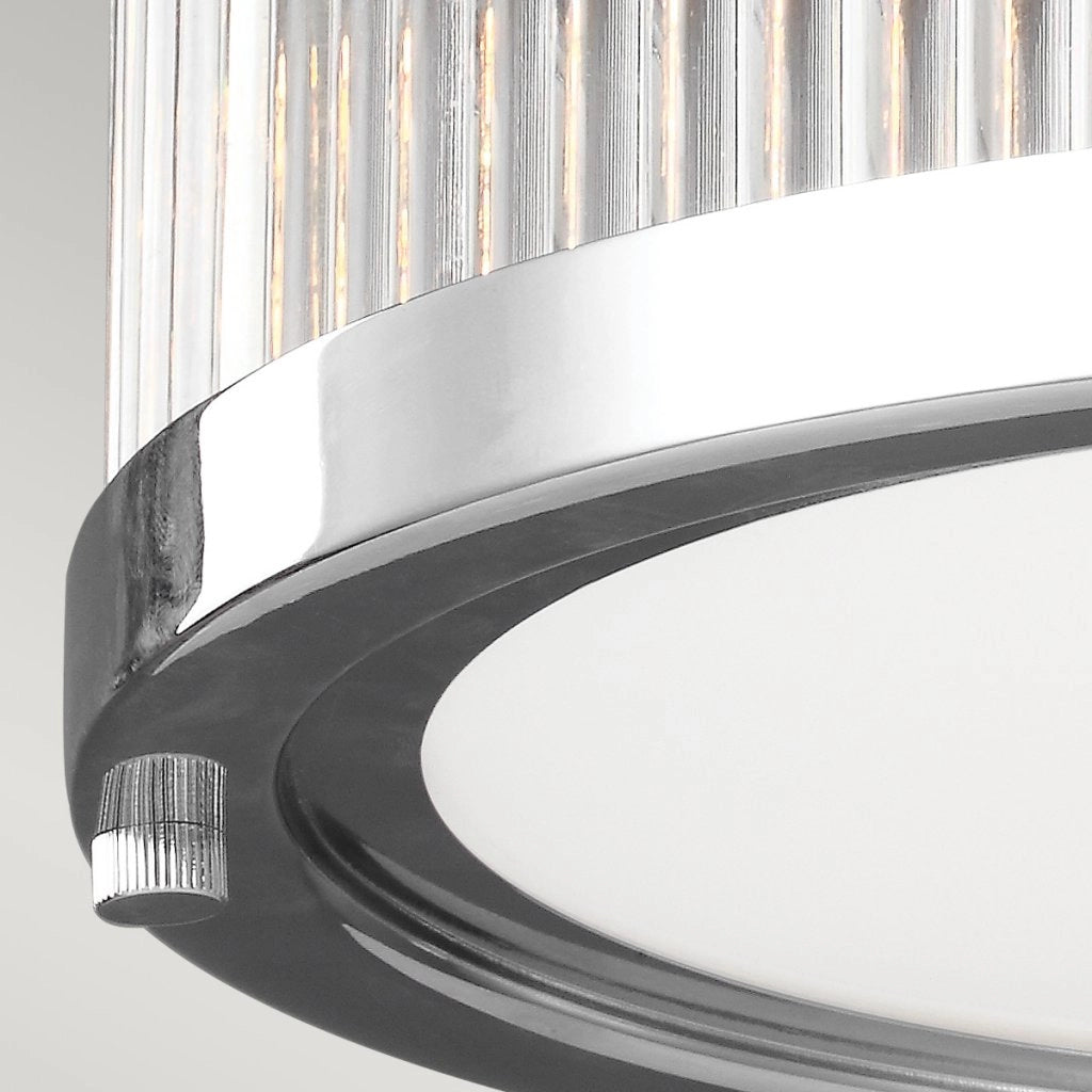 Plafoniera Feiss Paulson 3xG9 LED Ø28cm cromo vetro IP44