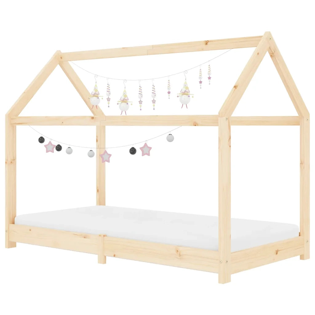 Giroletto per Bambini | Letto Infantile | Lettino in Legno Massello di Pino 70x140 cm