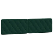 Cuscino Testiera Verde Scuro 200 cm in Velluto CFW8518312