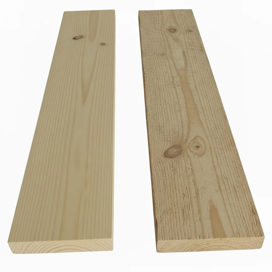 Tavole abete carpenteria semipiallate  200 x 21 x 2000 mm 1 pz.