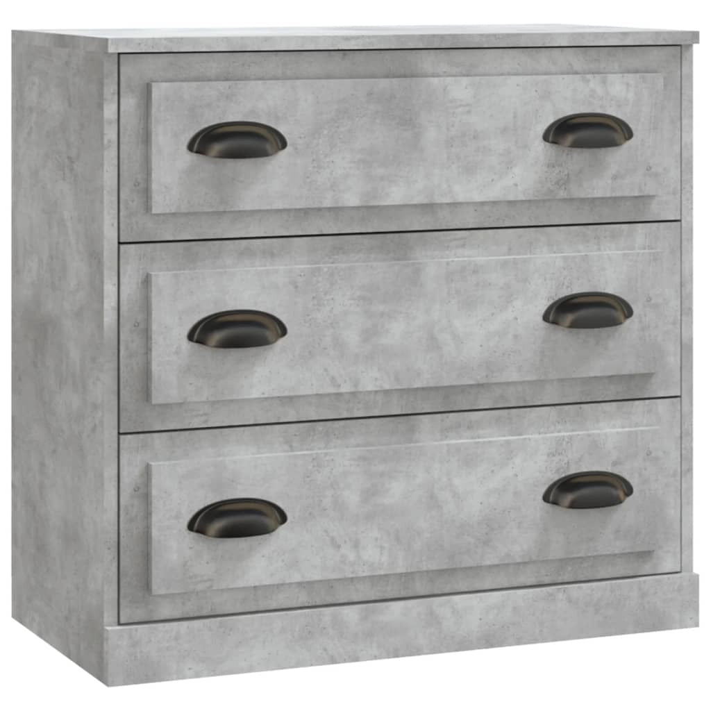 Credenze 2 pz Grigio Cemento in Legno Multistratocod mxl 111849