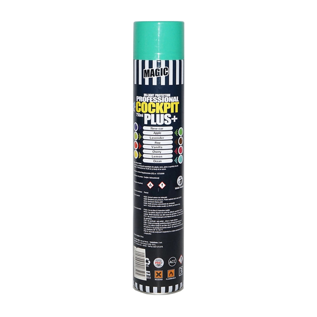Spray siliconico antistatico per cruscotto - Profumo Lavanda - 750 ml
