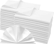 Set di asciugamani da toletta a 6 pezzi, tessuto damasco, cotone, 2 misure, bordo atlas