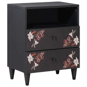 Comodino Multicolore 50 x 33 x 60 cm Legno di mango massello