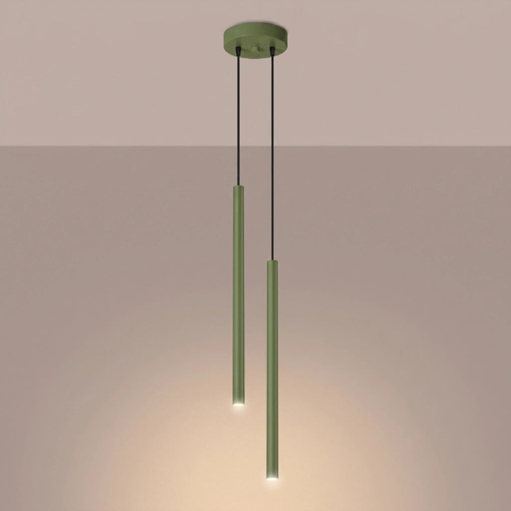 Lampada a sospensione PASTELO 2 salvia