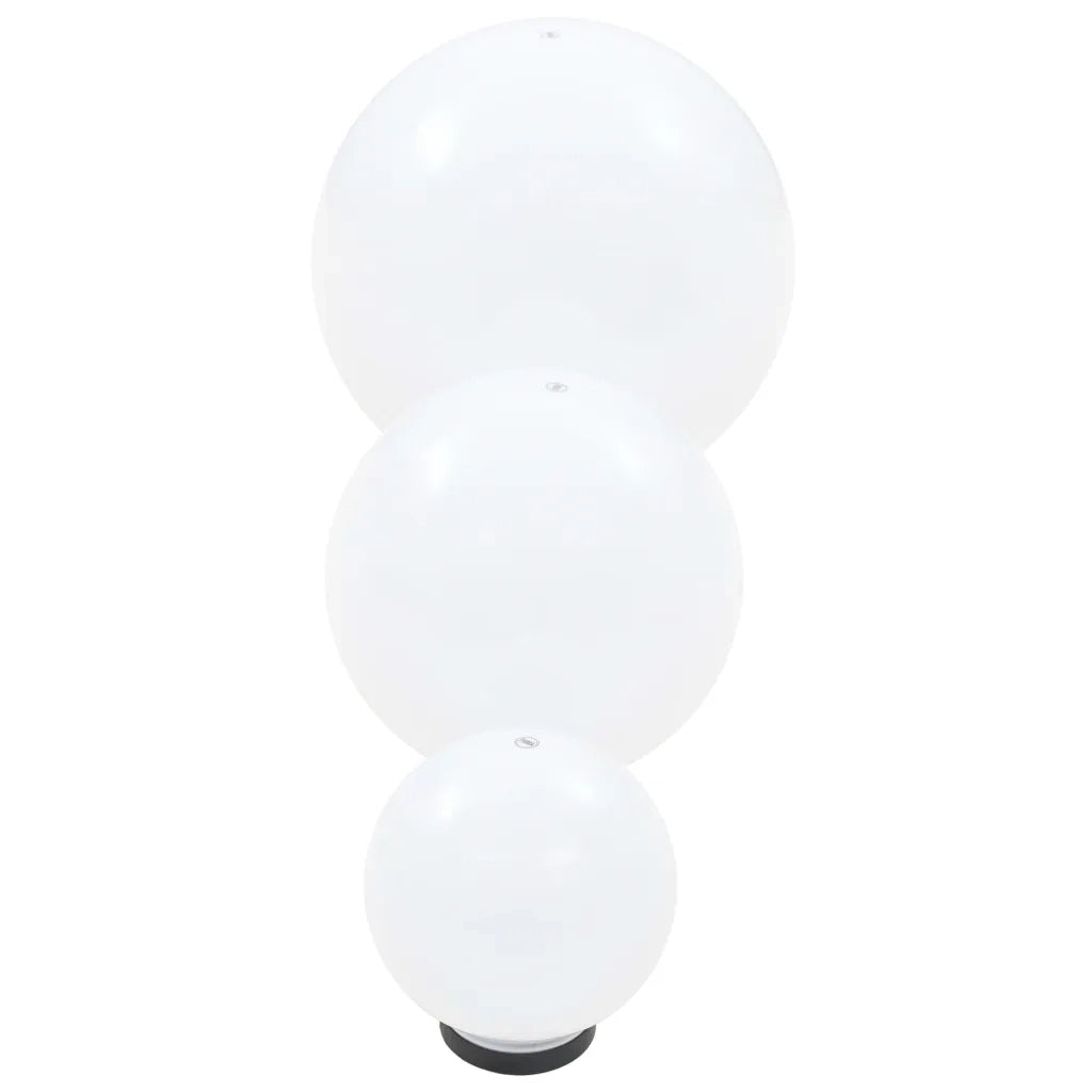 Set Lampade a LED Sferiche 3 pz in PMMA 20/30/40cm CFW9533302