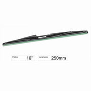 Trade Shop - Spazzola Tergi Posteriore Universale 10" / 250mm 10 Adattatori Ricambio Per Auto -