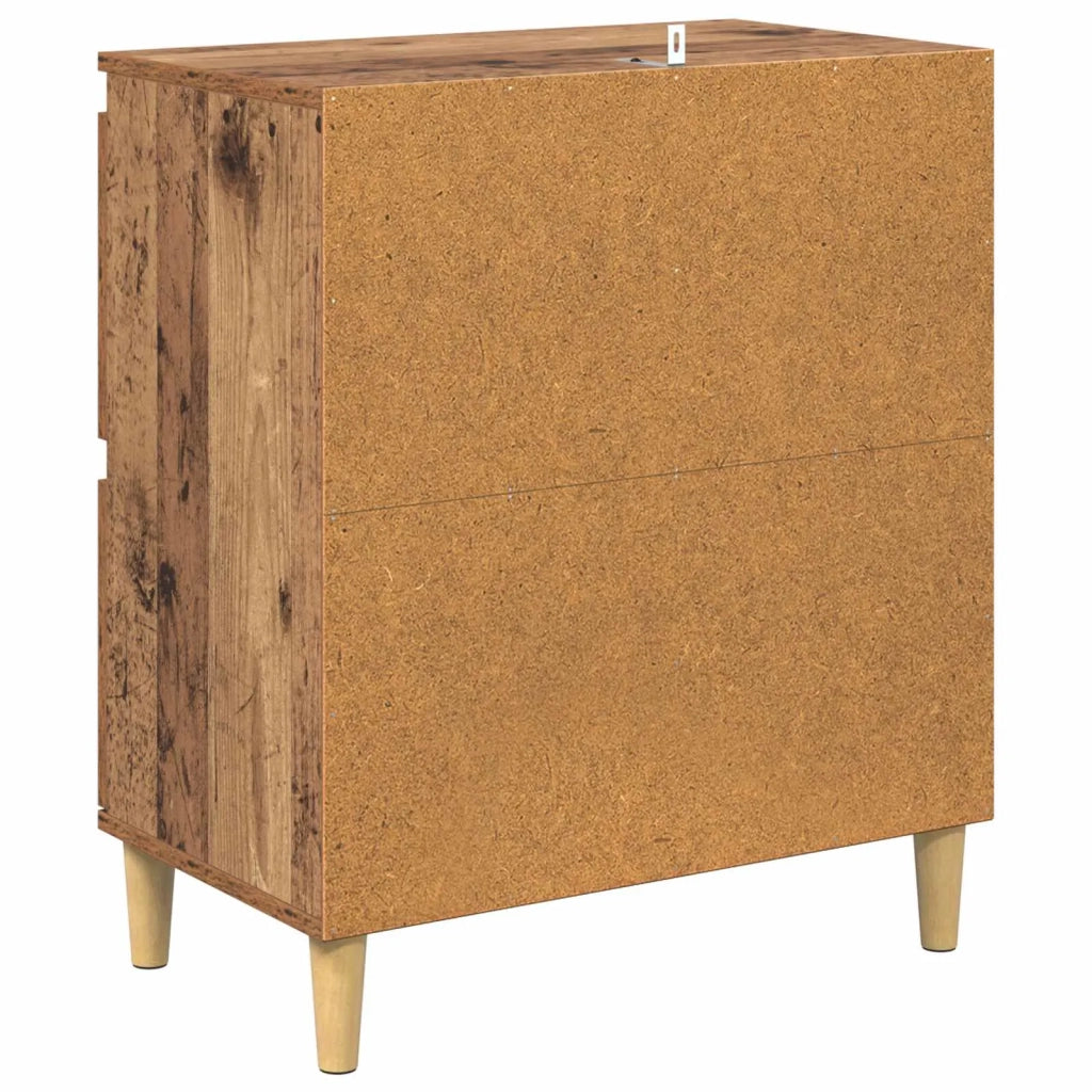 Credenza | Madia | Buffet da pranzo | Armadio da pranzo Legno vecchio 60 x 35 x 70 cm Legno multistrato