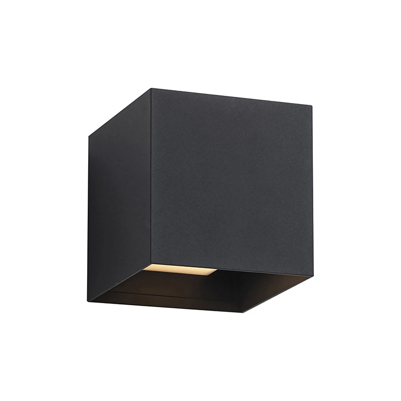 KADO Applique da parete per esterni biemissione colore Antracite, attacco E27, grado di protezione IP65, design moderno in alluminio - Rossini Group