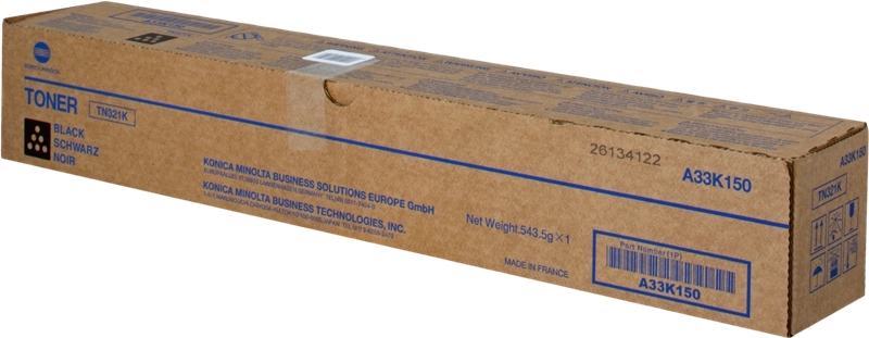 ORIGINAL Konica Minolta toner nero A33K150 TN321K ~27000 Seiten