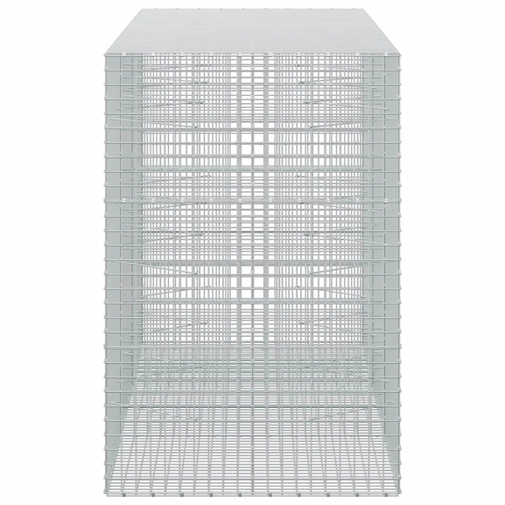 Gabione con filo da 5 mm e rete da 5x5 cm 300x100x150 cm 3464376