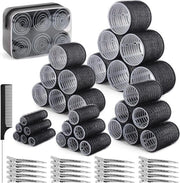 52 set di bobine per capelli 5 misure bobine di adesivo - bobine amichevoli per volume capelli - capelli lunghi medi corti spessi