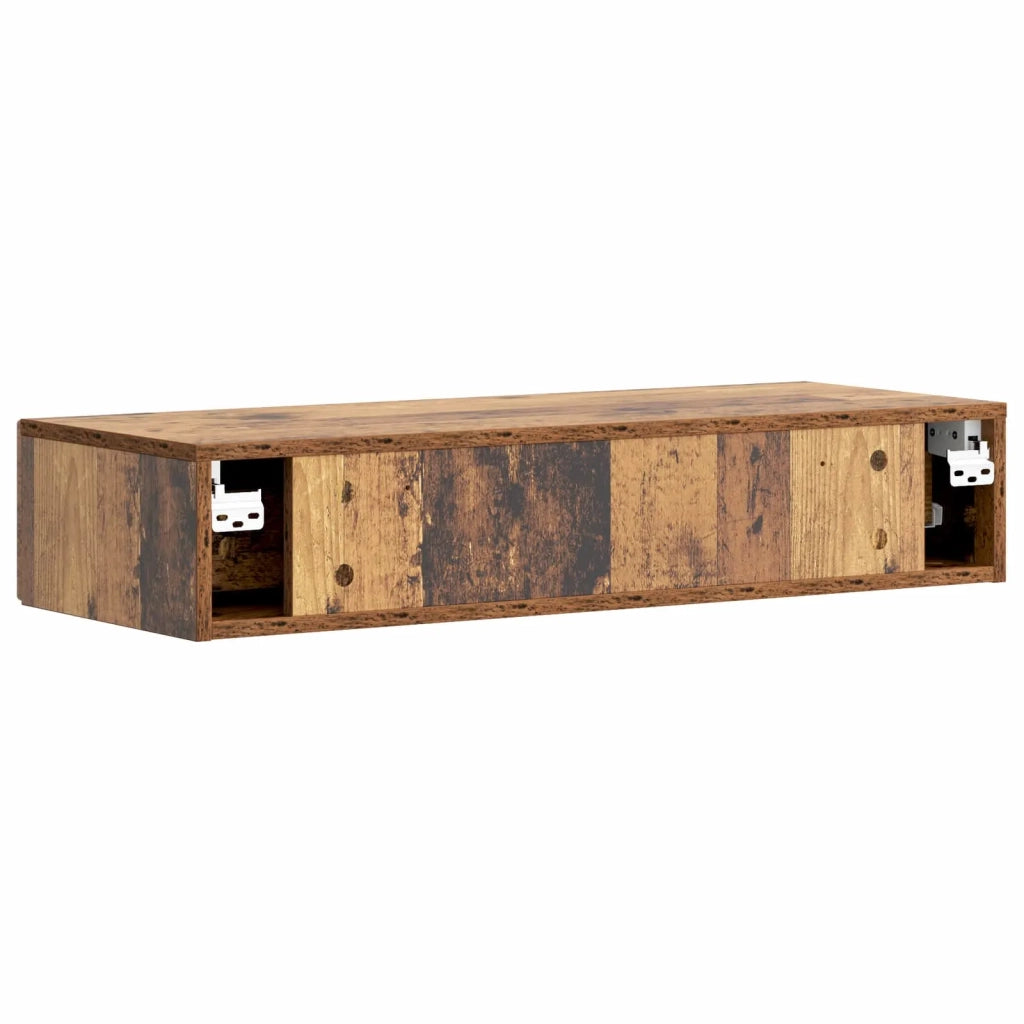 Tavolino da Parete Laterale Legno antico 87,5 x 34,5 x 17 cm 899013