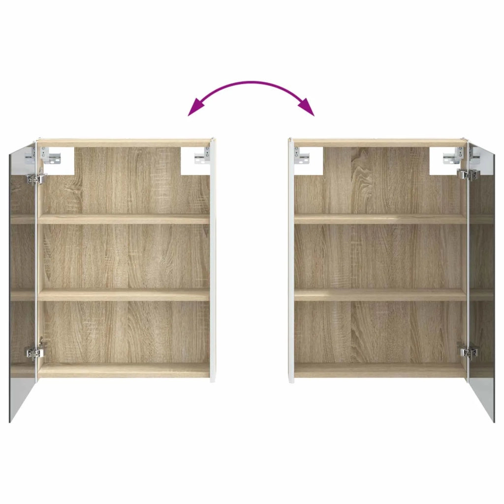 Set di mobili per il bagno 4 pcs Rovere Sonoma 3407425