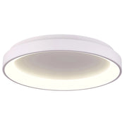 Merope 400 plafoniera tonda LED CCT 30W 3000K 4000K lampada luce soffitto parete ufficio studio 230V 38cm COLORE BIANCO