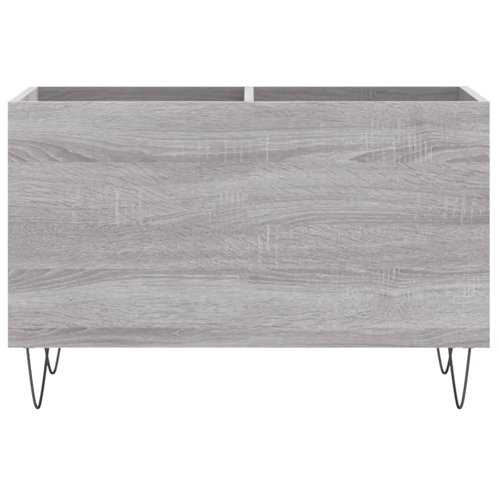 Mobile Porta Dischi Grigio Sonoma 74,5x38x48 Legno Multistrato 831730