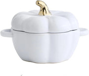Pompa per insalata e dessert 450 ml - Scudetto ceramico con coperchio - Scudetto moderno per insalata e dessert con beccuccio con manico