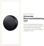 Reservewielafdekking Universale 17 Pollici - Protezione Idrofila - Copertura in Pelle Sintetica - Installazione Facile - Adattamento Regolabile - Duratura e Resistenza alle Intemperie - Copertura per Pneumatici