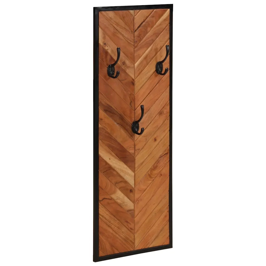 Appendiabiti 2 pz 35x1x90 cm in Legno Massello di Acacia CFW8235445