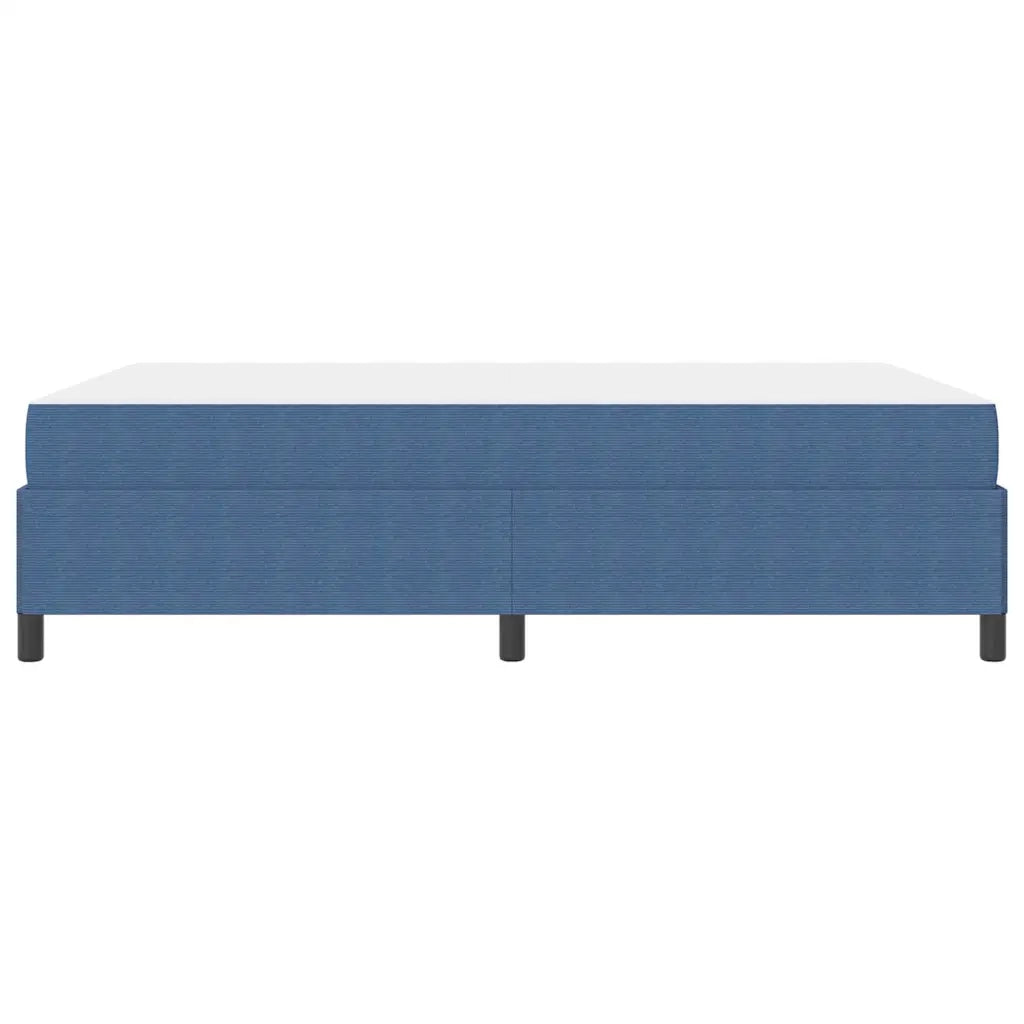 Struttura del letto con materasso-Giroletto Blu 140 x 200 cm Tessuto 455200
