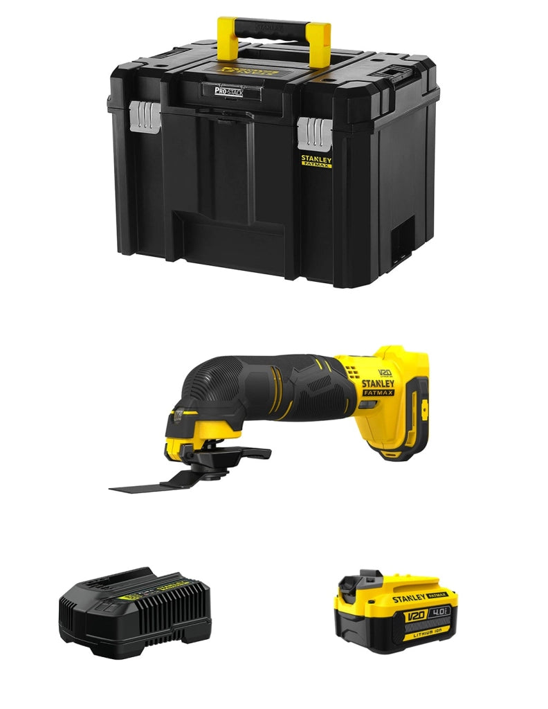 Utensile Multifunzione STANLEY FatMax SFMCE500M1T (1 x 4,0 Ah + Caricabatteria + TSTAK VI)