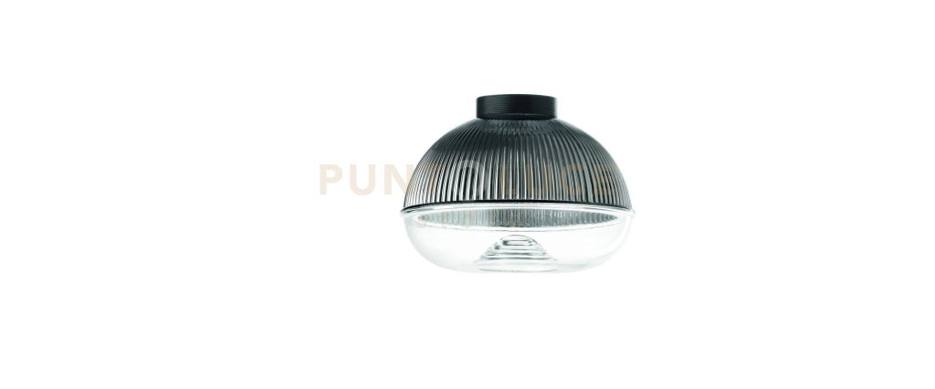 SOLO VETRO FUME' EKOS 3 D.18CM H.12,26CM BASE ACQUISTABILE SEPARATAMENTE
