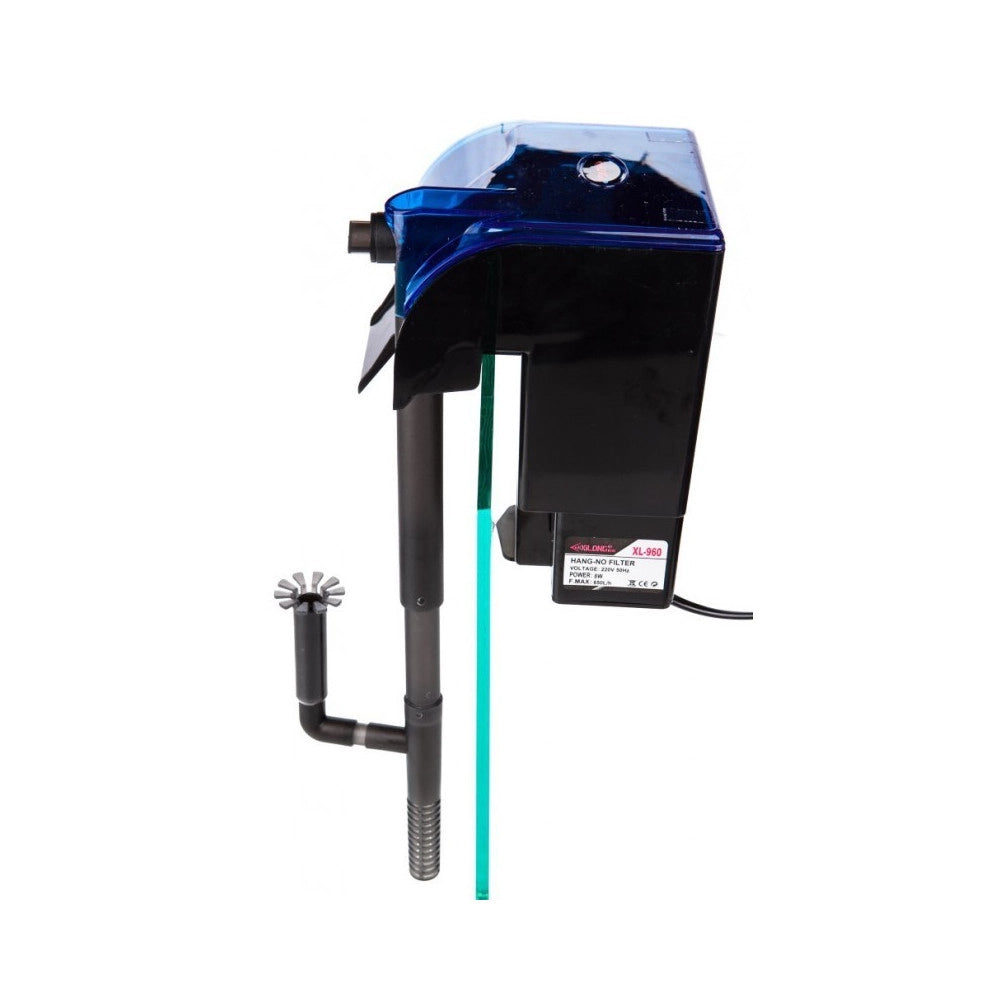 Trade Shop - Pompa 960 Acquario Filtro Esterno Pulizia Superficie Effetto Cascata -