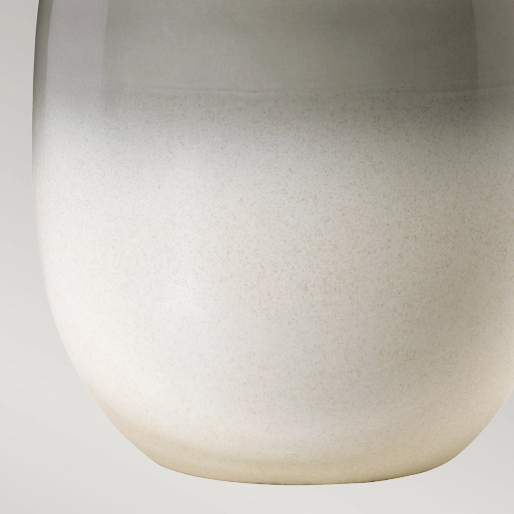 Lampada da tavolo ceramica bianco/grigio Chalk Farm E27 Elstead