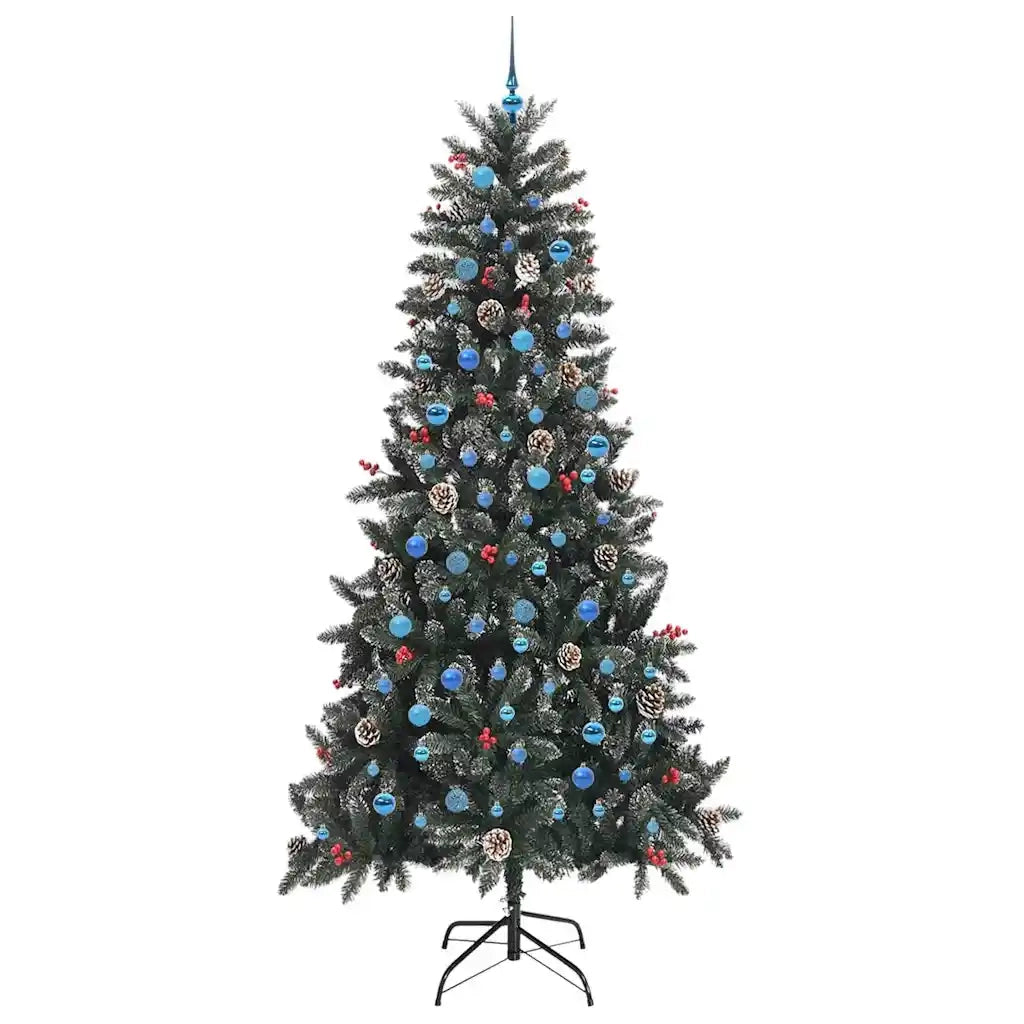 Albero di Natale artificiale con 300 LED Verde 240 cm 3395911