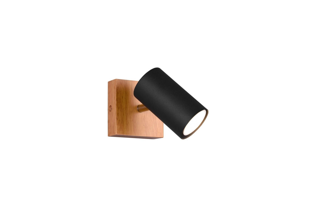 Spot da Interno a Led in Metallo Nero Opaco