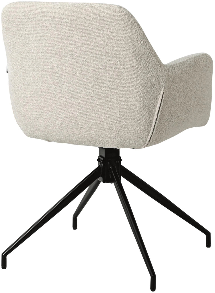 Sedia per sala da pranzo Merlinda in tessuto Teddy 4