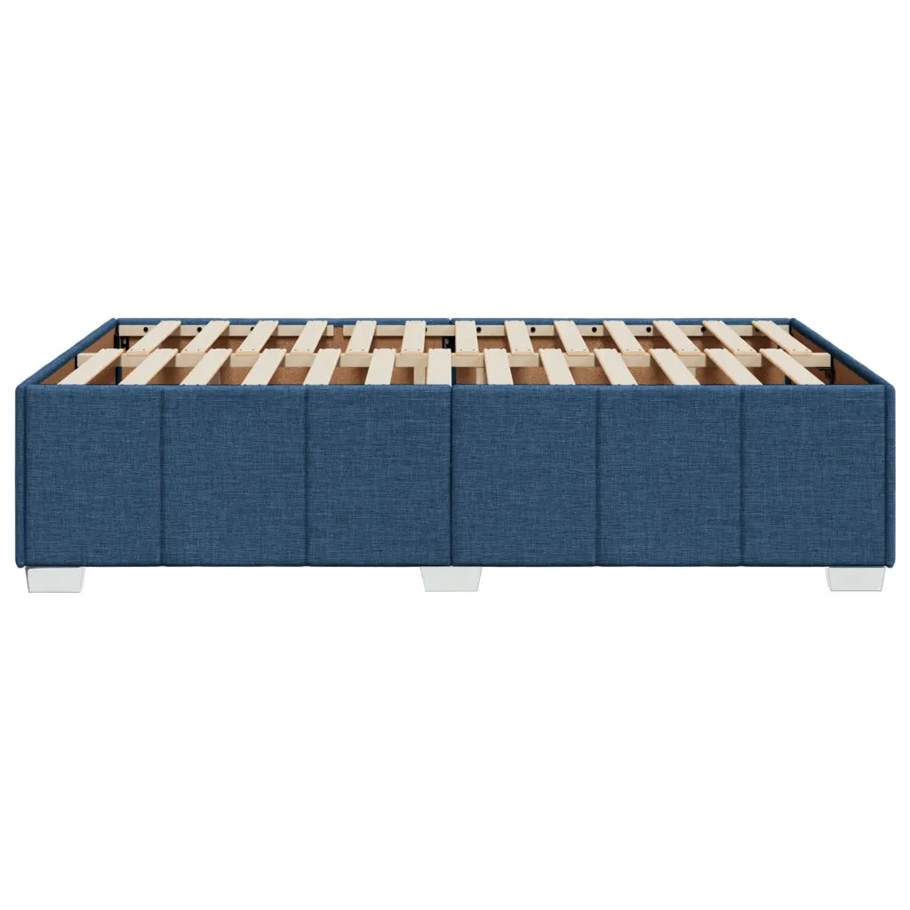 Giroletto senza Materasso Blu 120x200 cm in Tessuto