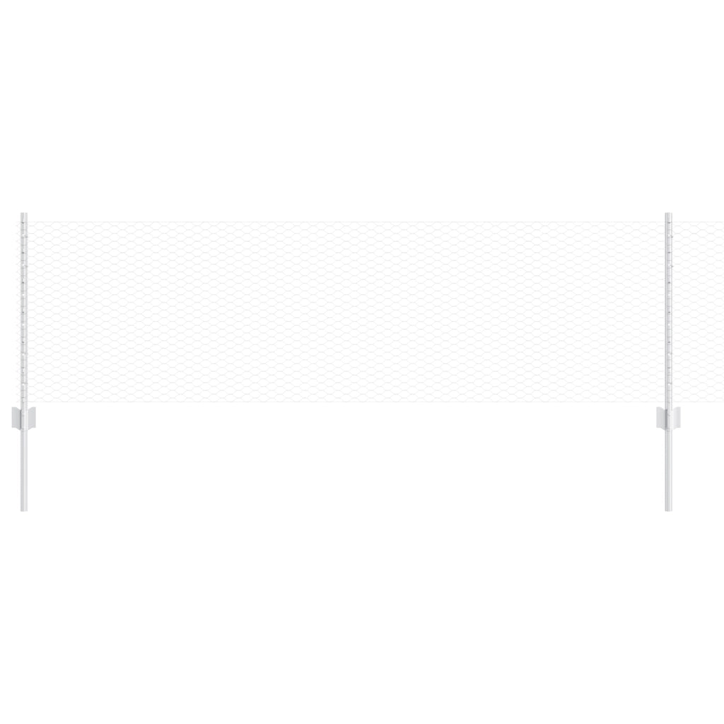 Posti Recinzione  11 pz U-Channel 60 cm Acciaio Galvanizzato