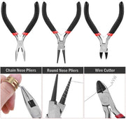 Impara a Creare Gioielli Gereadschaft Set - DIY Gioielli Taglierino - Perfetto per Bracciali e Orecchini - Incluso Filo di Rame - Creazione Gioielli Creativa...