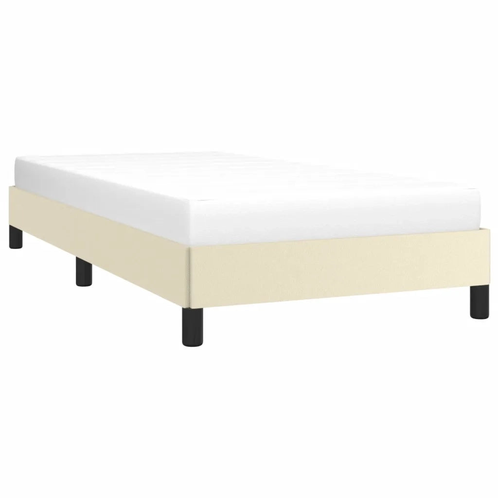 Giroletto-Struttura Letto Crema 90x190 cm in Similpelle 972329