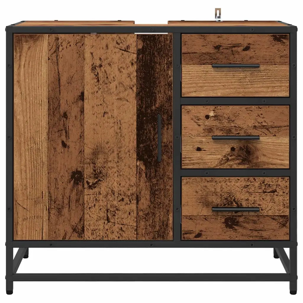 Mobile da Bagno Legno vecchio 65 x 33 x 60 cm Legno multistrato