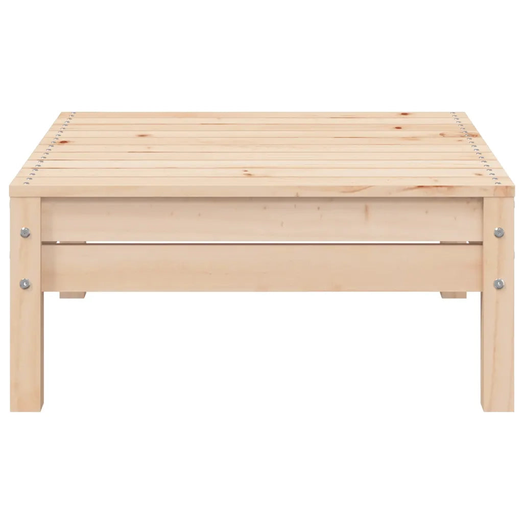 Set Divani da Giardino 3 pz | Set Salotto da Giardino con Cuscini Grigi Massello di Pino