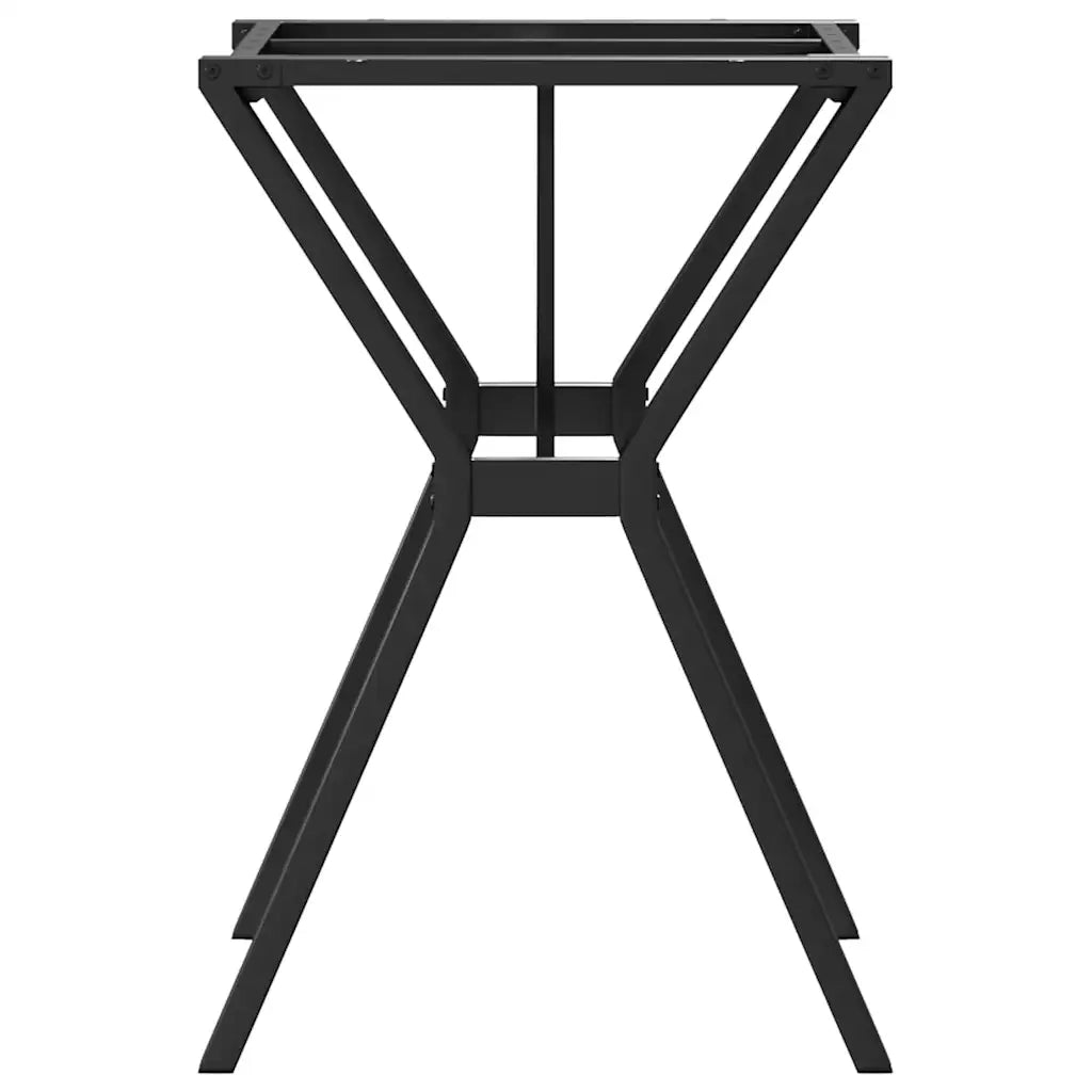 Telaio Gambe a Y per Tavolo da Pranzo 60x50x73 cm in Acciaio 357929