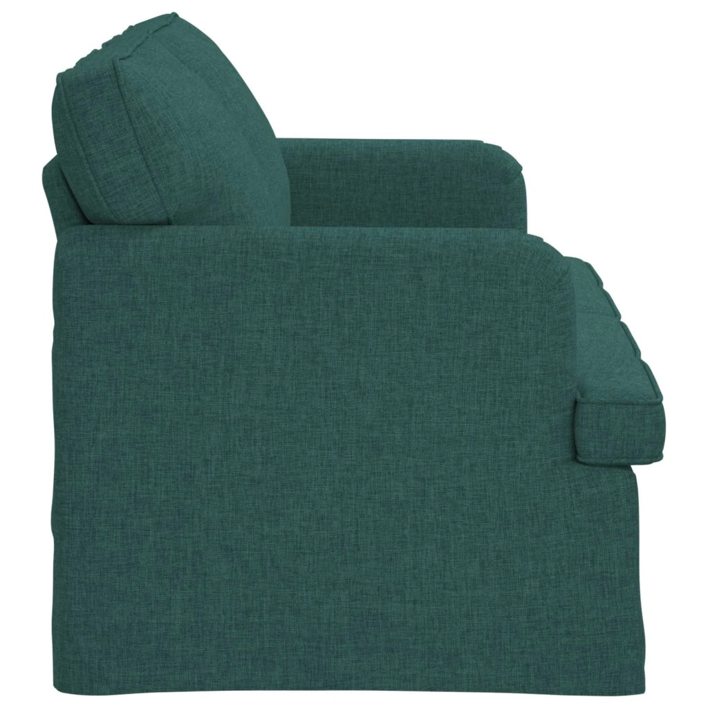 Divano Verde Scuro 144 x 80 x 85 cm Tessuto