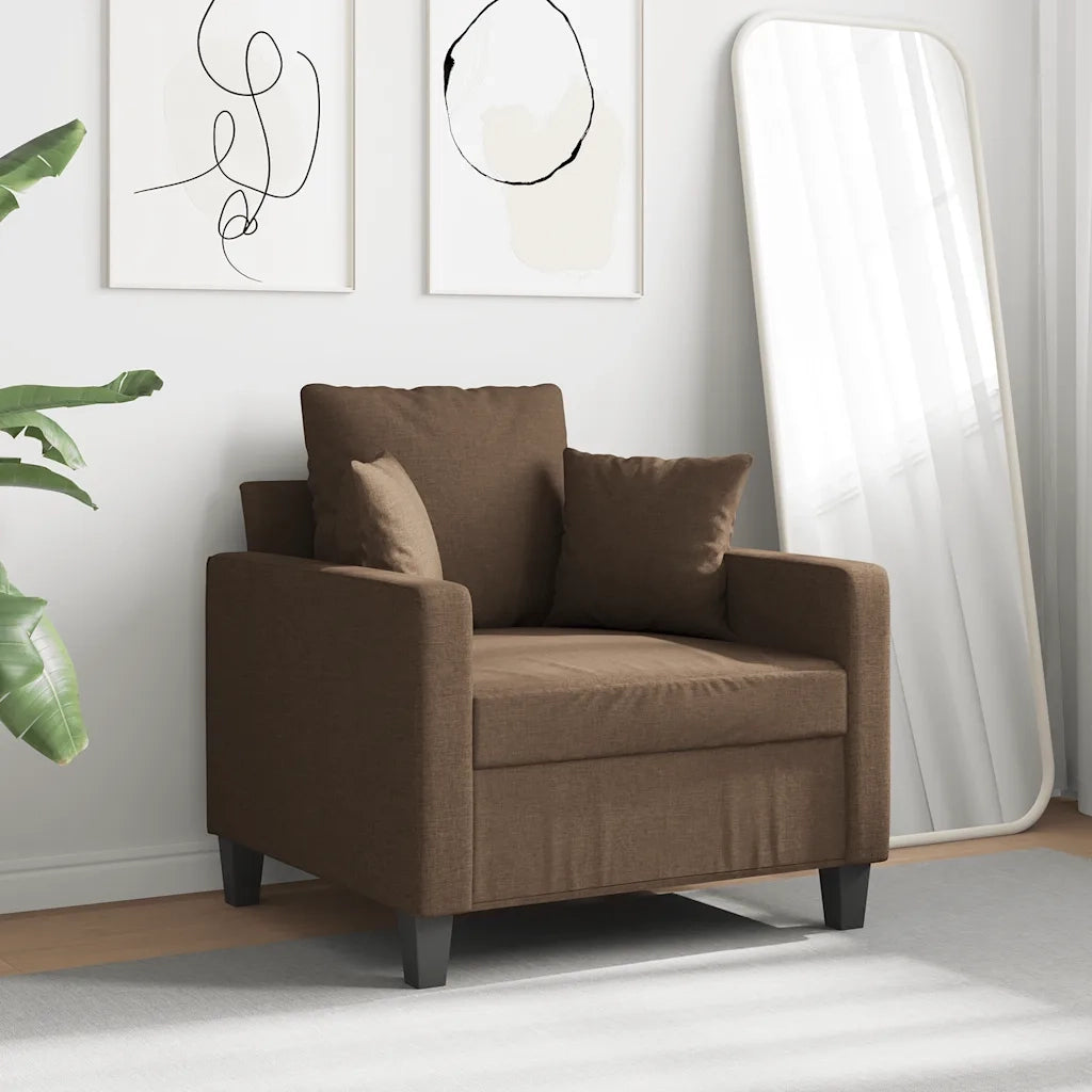 Poltrona Marrone 60 cm in Tessutocod mxl 83880