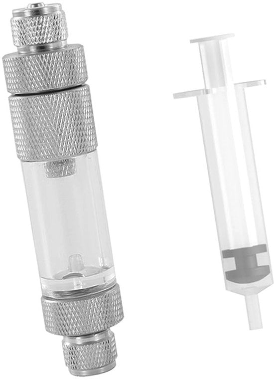 Regolatore di CO2 per acquari, rivelatore di CO2 con manometro e valvola di ritorno, rivelatore di CO2 - Rifornimento rapido dell'acqua, regolatore di pressione di CO2 per acquari, acquari con piante (Doppia testa)