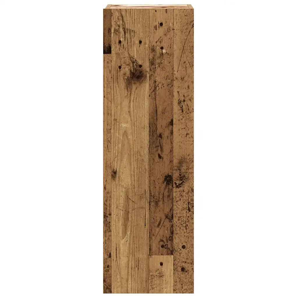 Set Mobile TV 6 pz-Credenza per TV Montato a Parete Legno Antico in Truciolato 852641