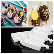 4 forme di ghiaccio in silicone, forma di goccia di resina, forma di ghiaccio, forma di bastoncino di ghiaccio