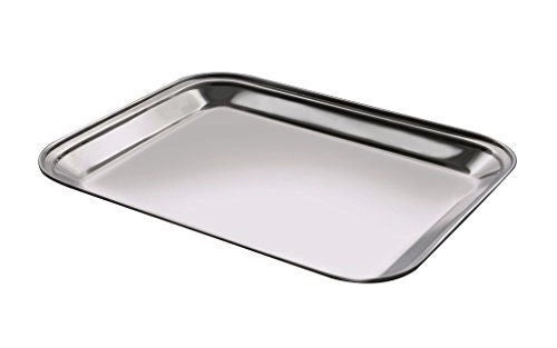 Salvinelli Vassoio in Acciaio 18-10 Rettangolare 45x36cm Salvi