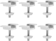 Viti per pannelli solari - Alluminio - 40 mm altezza modulo - Appoggiatori di montaggio - Viti M8x50mm - Adatto per modulo PV - Nero - 6 pezzi