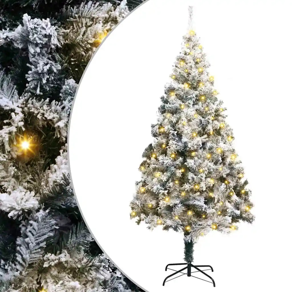 Albero di Natale artificiale con 300 LED Bianco 180 cm 3396958