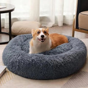 Cuscino per cani in piuma, 70 cm, rotondo, cuscino per cani, piuma, cuscino per cani a donut, divano per cani, cuscino per gatti, culla per cani e gatti per grandi e piccoli cani e animali domestici