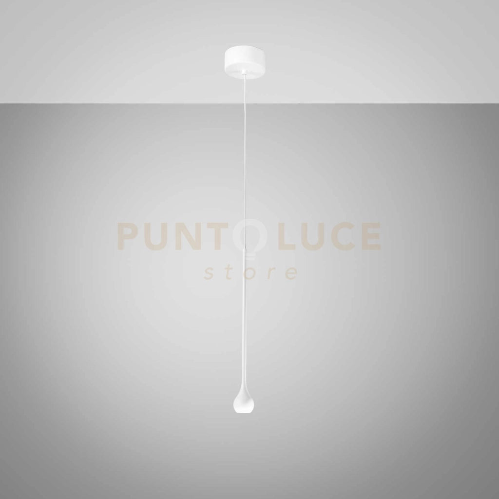 URSULA S/P - SOSPENSIONE LED BIANCO CON ROSONE 3000K 255LM 5W